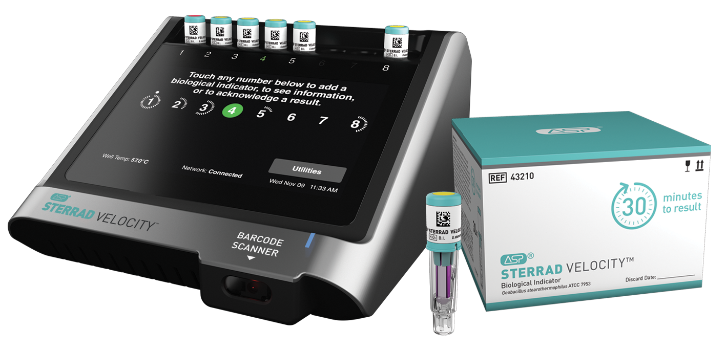 Fast BI results in 30 minutes with STERRAD VELOCITY<sup>™</sup> biological indicator